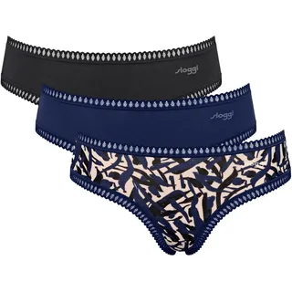 SLOGGI Unterhose GO CRUSH HIPSTER Slip 3er Pack