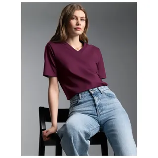TRIGEMA V-Shirt Deluxe Rot XXL