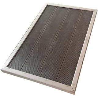 SUMMER FUN Standfeste Bodenplatte dunkelbraun 101 x 63 x 5,5 cm