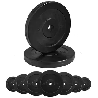 G5 HT SPORT Gummierte Hantelscheiben aus Gusseisen Ø 25 mm Hantelscheibe 2 x 0,5 kg