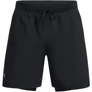 Under Armour Launch 2-in-1 Kurze Hose Schwarz S