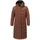 Damen WMS wasserabweisender Wintermantel aus recyceltem Material wärmende Daunenjacke mit legerer Passform chocolate 46
