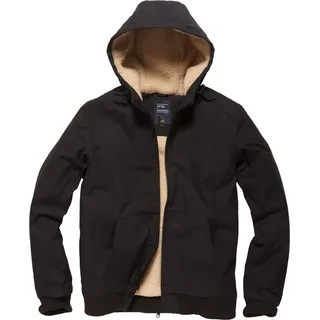 Vintage Industries Datton, Sherpa Jacke schwarz, Größe S