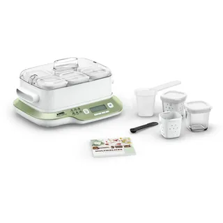 Seb Multi Délices Express Vegetal Joghurtbereiter 6 Gläser 140 ml, BPA-frei, 6 Programme, Express-Programm, hergestellt in Frankreich YG660A11