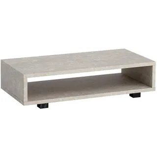Wohnling Couchtisch Sandfarben Eiche 50 x 25 x 100 cm