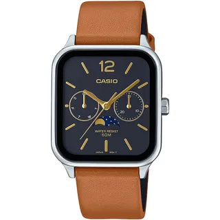 Casio Multi Zifferblatt Leder 34 mm MTP-M305L-1AVER