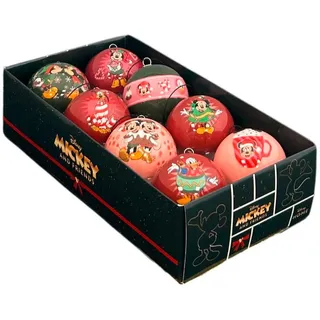 Disney Christbaumkugel-Set , Multicolor , Kunststoff , 8-teilig , 25.5 cm , Dekoration, Weihnachtsdekoration, Christbaumschmuck, Christbaumkugeln