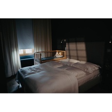 Bild von tiSsi® XXL Beistellbett / Kinderbett Hajo 60 x 120 cm, natur, 60x120 cm