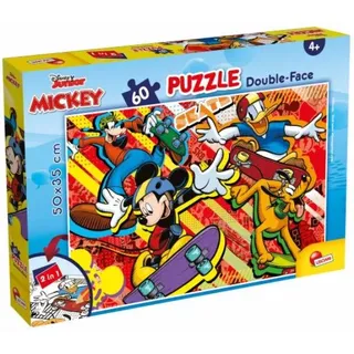 Doppelseitiges Puzzle Plus 60 Mickey Mouse