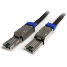 StarTech.com SAS Kabel extern SFF-8088 to SFF-8088 Mini SAS Kabel (26pin) 1m Anschlusskabel - 2 x SFF-8088 (26pin Mini SAS) Plug