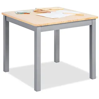 Pinolino Kindertisch Fenna 51 cm Kiefer massiv grau