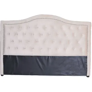 Bettkopfteil Samt Panel Kopfende Wandkissen Chesterfield 180cm Polsterkopfteil