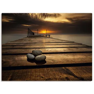 Artland Wandbild »Sonnenaufgang am Schwarzen Meer«, Sonnenaufgang & -untergang, (1 St.), als Leinwandbild, Poster, Wandaufkleber in verschied. Größen, braun