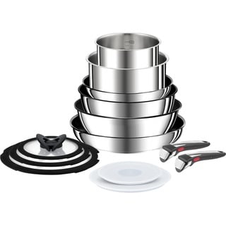 Tefal Ingenio Preference On Pfannen-Set 13-tlg. 24 cm + 24 cm + 26 cm + 28 cm