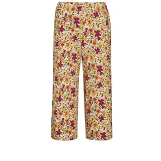 GOLDNER 7/8-Hose »Kurzgröße Druckhose Louisa mit weichem Fall«, bunt