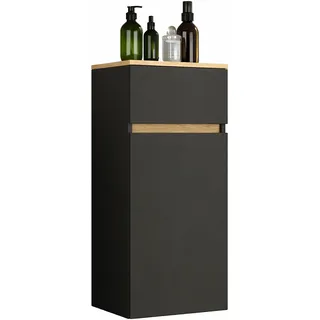 VCM "Badschrank Hängeschrank Cosila 85x30x32", - Grau, Hellbraun