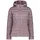 Woman Jacket Zip Hood Pink Mel M