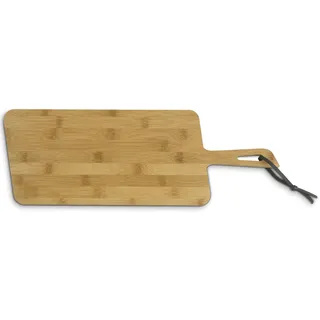 kela Schneidebrett 52 x 18 x 1,5 cm COSMA, Servierbrett mit Griff, Bambus Schneidbrett groß, Serviertablett, Holzbrett