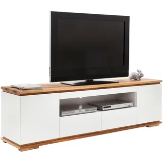 MCA Furniture Chiaro Lowboard 202x54x40 cm Weiß/MDF