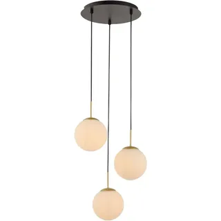 LeGer Home by Lena Gercke Elorea 1-flg. Ø 16 cm rund schwarz/gold/messing