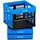 Vevor Klappbox 25 L 3-tlg Blau/Schwarz