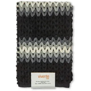 Emma Barclay Spalier Raffhalter in Schwarz – 60 cm Gesamtlänge, Polyester, 60cm total Length