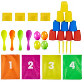 Relaxdays Hüpfspielzeug 3 in 1 Set