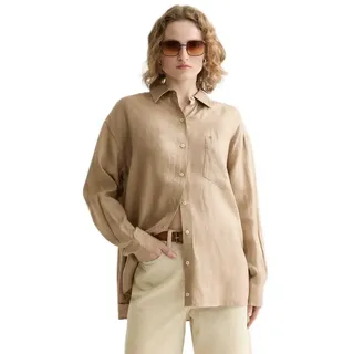 Scotch & Soda U9b01128t Linen Langarmhemd - Amphora - 38