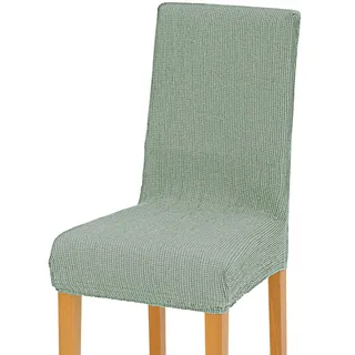 Stuhlhusse Gr. 1, grün, Blacklist, 60% Polyester, 35% Baumwolle, 5% Elasthan, Hussen, Stuhlhusse