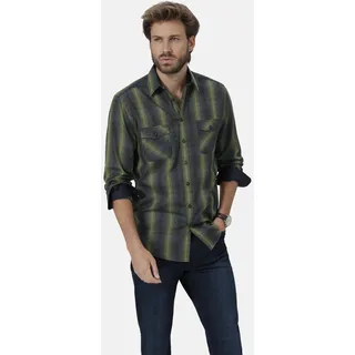 Babista Langarmhemd »Hemd LUCCARINO«, 1 Stk. mit verstellbaren Manschetten, grün