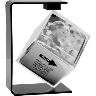 Deknudt Frames Fotowürfel S58RF4 Schwarz 6x6 cm 2er Set