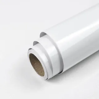 wishFIRE Weiß Glitzer Tapeten 40cm x 1220cm Selbstklebende Tapete Vinyltapete Selbstklebend Wand Tapeten Wohnzimmer Schlafzimmer Badezimmer Abwaschbare Abnehmbar