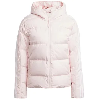 Adidas Essentials 3-Stripes Mid Hooded Daunenjacke, sandy pink, IX8923