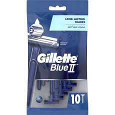 Gillette Blue II Feste Kopf Einweg Rasierer – 10 Stück