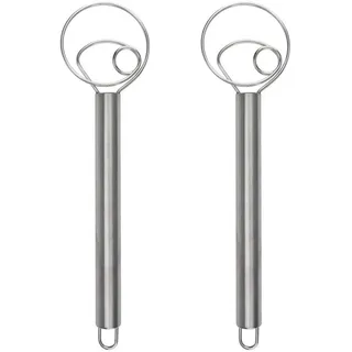 2 Stk 11 Zoll Dänischer Teigschaber, Edelstahl, für Brot, Kuchen, Backen