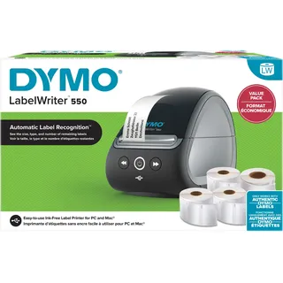 Dymo LabelWriter 550 Value Pack 4 LW-Rollen