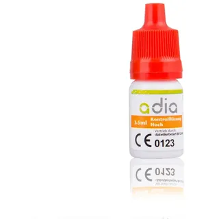 adia Kontrolllösung hoch für das Blutzuckermesssystem Lösung 3,5 ml
