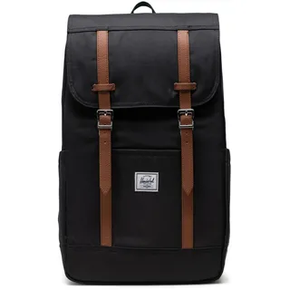 Herschel Retreat Black Rucksack, Schwarz