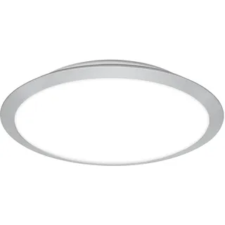 BRILONER – Deckenlampe für das Bad, Deckenleuchte mit einstellbarer Lichtfarbe, LED Lampe, Badezimmerlampe, Badlampe, IP44 Spritzwasserschutz, 370x65 mm, Chrom-Matt