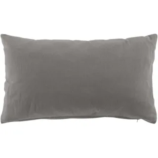 Douceur d'Intérieur Twily Kissen mit abziehbarem Bezug (30 x 50 cm), Grau, Baumwolle/Recycling-Polyester