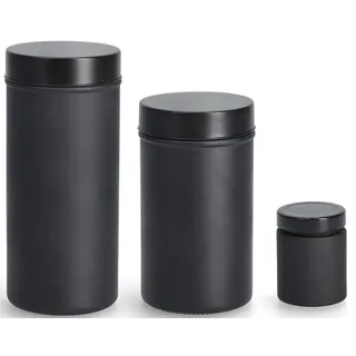 Zeller Vorratsdose schwarz 10 x 22,5 cm 1,25 l