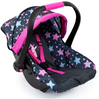 Bayer Design Puppenautositz mit Dach rosa/goldfarben Schleife 67906AA