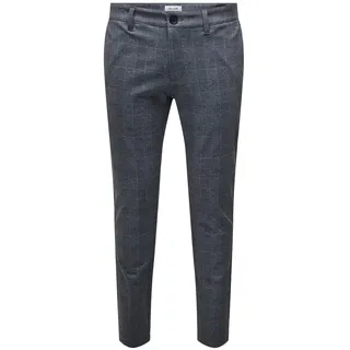Only & Sons Herren Onsmark 9887 Noos - Pantaloni A Scacchi Hy Gw 7/8 lang; Slimfit