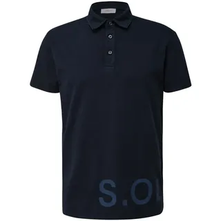 s.Oliver Poloshirt mit Label Print