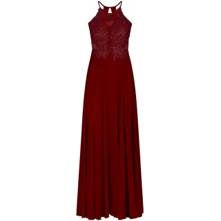 ApartFashion Damen Apart avondjurk van kant en chiffon Special Occasion Dress, Bordeaux, L EU