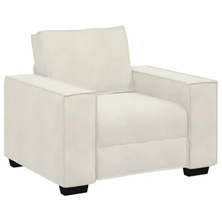 vidaXL Sessel Creme 100x78x84 cm Samt - Creme