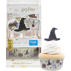 PME Harry Potter Bakförmchen & Tortenaufsatz Set, 24 stück, Hogwarts