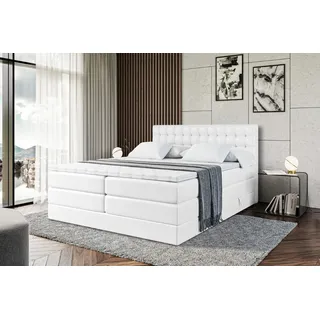 altdecor Vione King 200 x 200 cm H3/H4 Weiß Hochglanz