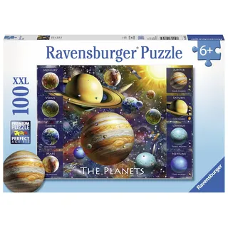 Ravensburger The Planets 100 Piece Jigsaw Puzzle with Extra Large Pieces for Kids Age 6 Years and Up