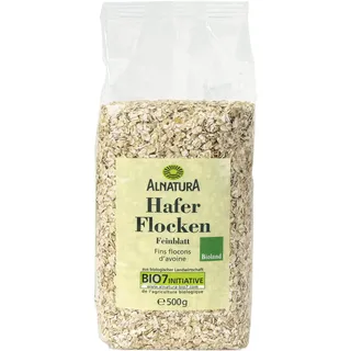 Alnatura Bio Haferflocken Kleinblatt, 500g (1er Pack)